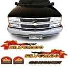 Kit Adesivos Silverado Conquest 1999/2000 Emblemas Resinados - SPORTINOX