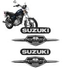 Kit Adesivo Suzuki Intruder 125 Preto Resinado 2012/2016 - Sportinox  Adesivos Automotivos