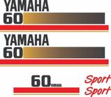 Kit Adesivos - Yamaha 60 Sport Para Motor De Popa