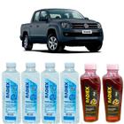 Kit aditivo radiador anticorrosivo vermelho + agua desmineralizada - volkswagen amarok - r8704 - RADIEX