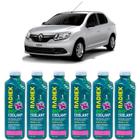 Kit aditivo radiador bio coolant pronto para uso rosa - renault logan - r1892 - RADIEX