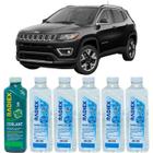 Kit aditivo radiador bio coolant superconcentrado verde + agua desmineralizada - jeep compass - r1882 - RADIEX