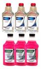 Kit Aditivo Radiador Concentrado Rosa 3 Agua Desmineralizada - Procooler