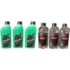 Kit Aditivo Radiador Verde Concentrado+ Agua desmineralizada - PARAFLU 4WD