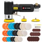 Kit Air Sander SI FANG Mini Random Orbital 48 unidades com acessórios