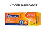 Kit Airela Vitaxon C Sabor Laranja Com 10 Unidades De 10 Cpr