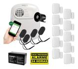 Kit Alarme Acesso Remoto Via Celular 10 Sensor S/ Fio - INTELBRAS