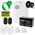 Kit Alarme Intelbras 2 Sensor Presença 2 Magnético Sem Fio