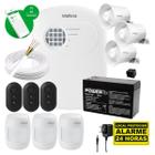 Kit Alarme Intelbras 3 Controles 3 Sirenes E 3 Sensores Cf