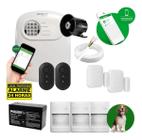 Kit Alarme Intelbras 3 Sensor Infra Pet Cf E 2 Magnético Sf