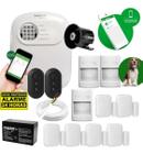 Kit Alarme Intelbras 3 Sensor Infra Pet Cf E 6 Magnético Sf