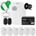 Kit Alarme Intelbras Anm 24 App 6 Sensor Presenca Com Fio