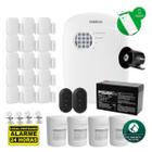 Kit Alarme Intelbras C/ 4 Sensor Ivp Pet Sf E 15 Magnéticos