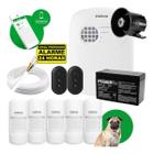 Kit Alarme Intelbras C/ 5 Sensores De Presença Pet Sem Fio