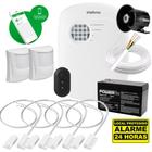 Kit Alarme Intelbras C/ Sensores Cf 4 Xas E 2 Infravermelho