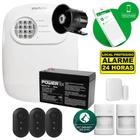 Kit Alarme Intelbras Com Sensores Sem Fio 1 Xas + 2 Ivp Pet