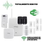 Kit Alarme Intelbras Wifi S/ Fio 4 Sensor Mag 1 Presença