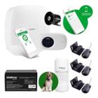 Kit Alarme Monitorado Intelbras Amt 2018e + 4 Sensores C/fio