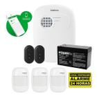 Kit Alarme Residencial E Comercial Intelbras 3 Sensores Sf