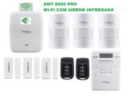 KIT SISTEMA DE ALARME S/ FIO CONTRA ROUBO AMT 8000 - INTELBRAS - Duetec