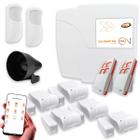 Kit Alarme Sem Fio Wifi Com Pet 10Kg Monitoramento 4 Setores Segurança - PPA