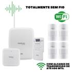 Kit Alarme Sf Intelbras Amt 8000 Wifi C/4 Sensor De Presença