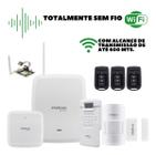 Kit Alarme Sf Wifi Intelbras Amt 8000 C/ Sensores E Xag 8000