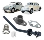 Kit Alavanca Câmbio Cúpula Chapa Guia Bucha Vw Fusca Todos - Lmkt