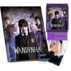 Kit Album Wandinha Addams + 30 Figurinhas Inspirado Na Série
