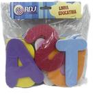 Kit Alfanumérico 11Cm Móvel 3 Mm 36 Peças Letras Números Eva