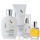 Kit Alfaparf SDL Diamond Shampoo Cond Fluido e Cristali 30ml