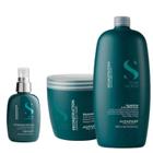 Kit Alfaparf SDL Reconstruction Shampoo 1l Mascara 500ml Fluido