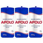 Kit Algodão Hidrófilo Apolo Em Rolo 500G C/3