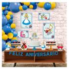 Kit Alice País Maravilhas Decoração Festa Infantil Mágica