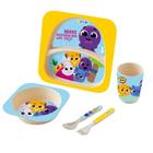 Kit Alimentação 5 Peças Oficial Bolofofos - Zoop Baby - Zoop Toys