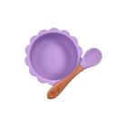 Kit Alimentação Dryz Baby Cute - Bowl E Colher Lilás