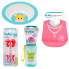 Kit Alimentação Infantil 4 Peças Bowl Girafa Buba