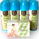 Kit Alma de Flores Clássico: 1 Sabonete e 9 Desodorantes Spray com Fragrância Floral