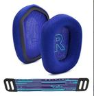 Kit Almofada Azul + Headband Compatível Headset Logitech G733 - Ralph Couch
