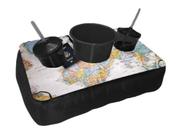 Kit Almofada C/ Porta Pipoca Balde + 2 Copo Criativos Viagens LGBT