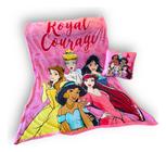 Kit Almofada + Manta Princesas Disney Oficial Presente Criativo Fofinha