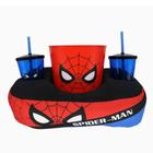 Kit Mantinha Com Balde Marvel Spider Man Zona Criativa Cor Azul-turquesa  Desenho Do Tecido Homem Aranha