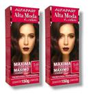 Kit Alta Moda 5.65 Vinho Escuro Marsals Coloração Creme (2 unidades)