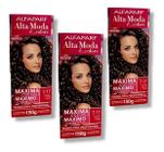 Kit Alta Moda 7.17 Louro Mate Profundo Coloração Creme (3 unidades) Alfaparf