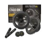 Kit Alto Falante 2 Vias Bravox 6 Pol Cs60bk 130w Rms