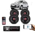 Kit Alto Falante Ecosport Fiesta 07 a 14 -240W Radio KF.072R