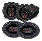 Kit Alto Falante Jbl 6x9 Polegadas E Falante 5 Pol 400w Rms + Amplificador Stetsom