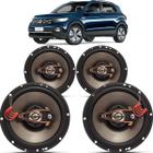 Kit Alto Falantes Dianteiros e Traseiros Volkswagen T-Cross 2019 até 2021 - Hurricane Platino 640w 