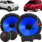 Kit Alto Falantes Dianteiros Fiat Novo Uno 2011 até 2022 - Hurricane Class Duas Vias 260w