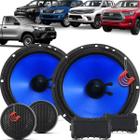 Kit Alto Falantes Dianteiros Hilux Cabine Dupla e Simples 2006/2021 - Hurricane Class Duas Vias 260w